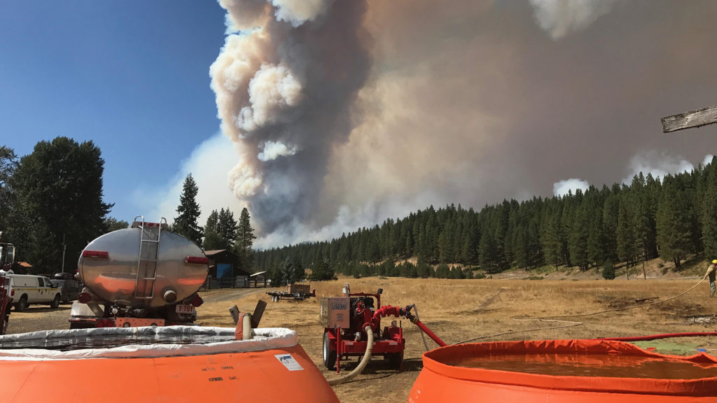 2017 Jolly Mountain Fire in Cle Elum, Wa.. This fire burned into Fire District 7 and threatened over 3800 homes, including the entire towns of Roslyn, Ronald, and Cle Elum
